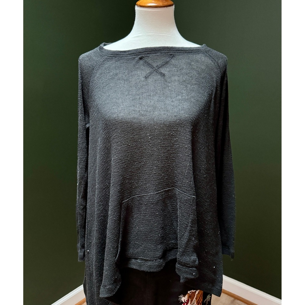 Mossimo Black Long Sleeve Lightweight Tunic Women's S